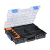 EuroPlus Profi-Kleinteilekoffer 'Pro K44/12-6' mit Clips schwarz
