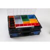 EuroPlus Profi-Kleinteilekoffer 'Pro K44/12-6' mit Clips schwarz