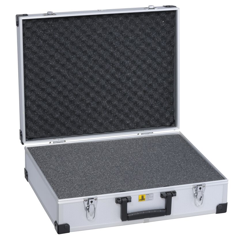 Geöffneter AluPlus Basic L 44 Koffer