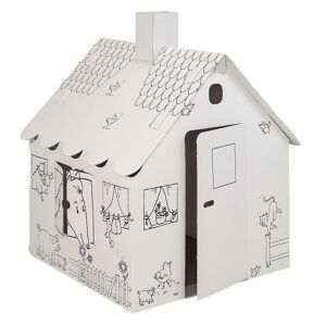 Spielzeug-Haus für Kinder 100 x 90 x 105 cm aus Pappe
