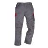 Graue Arbeitshose mit roten Details