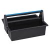 Schwarzer Werkzeugkasten McPlus Do It C 40 mit blauem Griff
