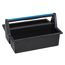 Schwarzer Werkzeugkasten McPlus Do It C 40 mit blauem Griff