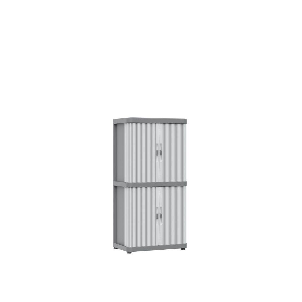 Kunststoffschrank mit Schiebetüren, 2 Module