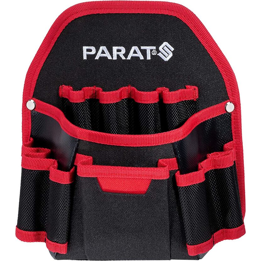 Schwarze und rote Parat Nageltasche
