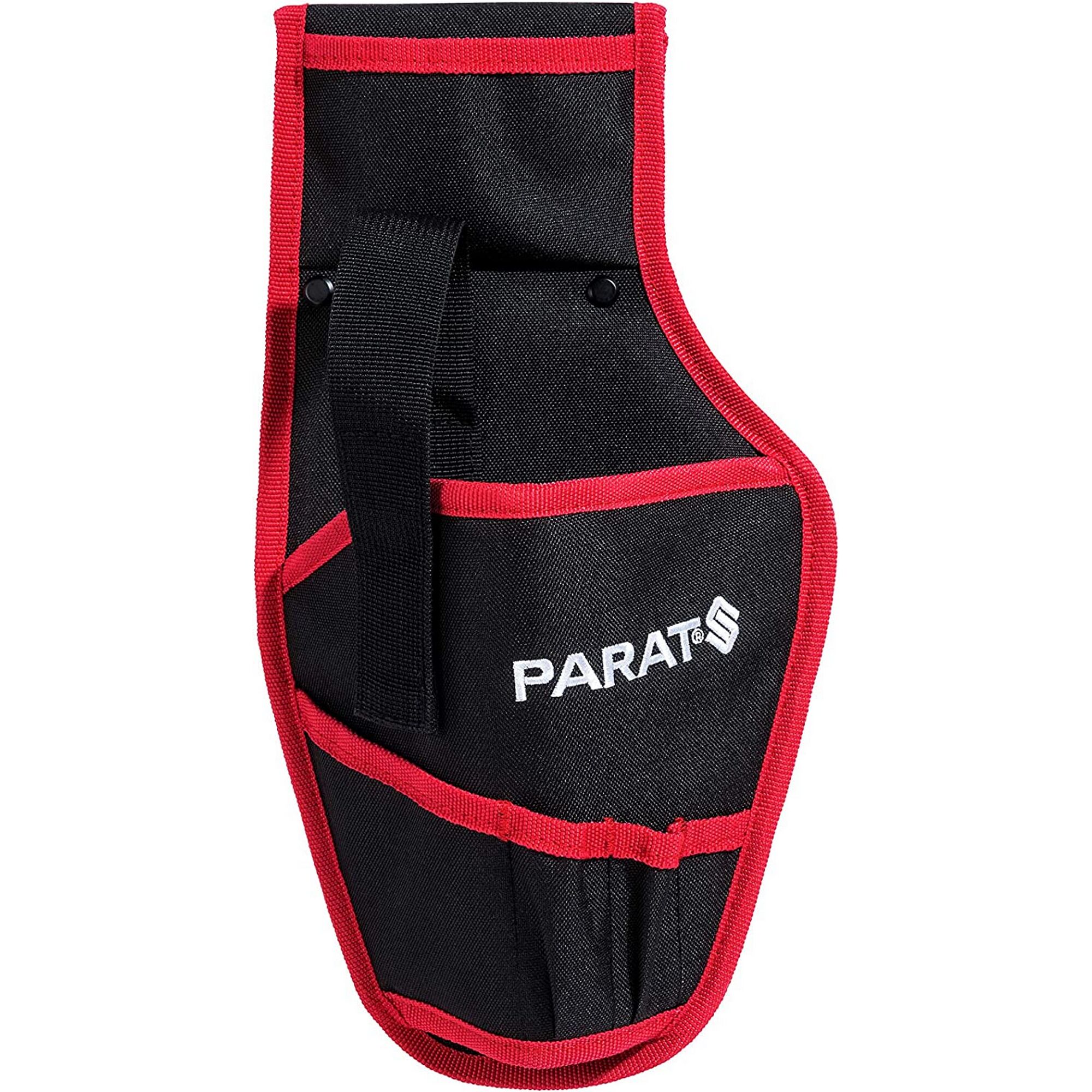 Schwarze PARAT Bohrertasche mit roten Details