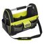 Schwarze und grüne Werkzeugtasche von Ryobi