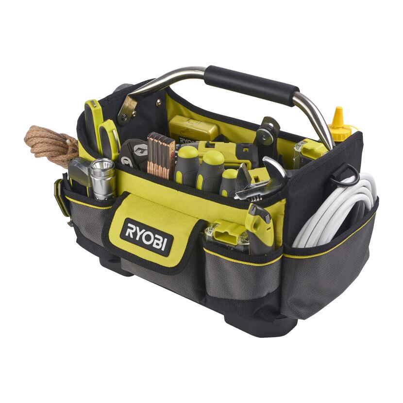 Gefüllte RYOBI Werkzeugtasche