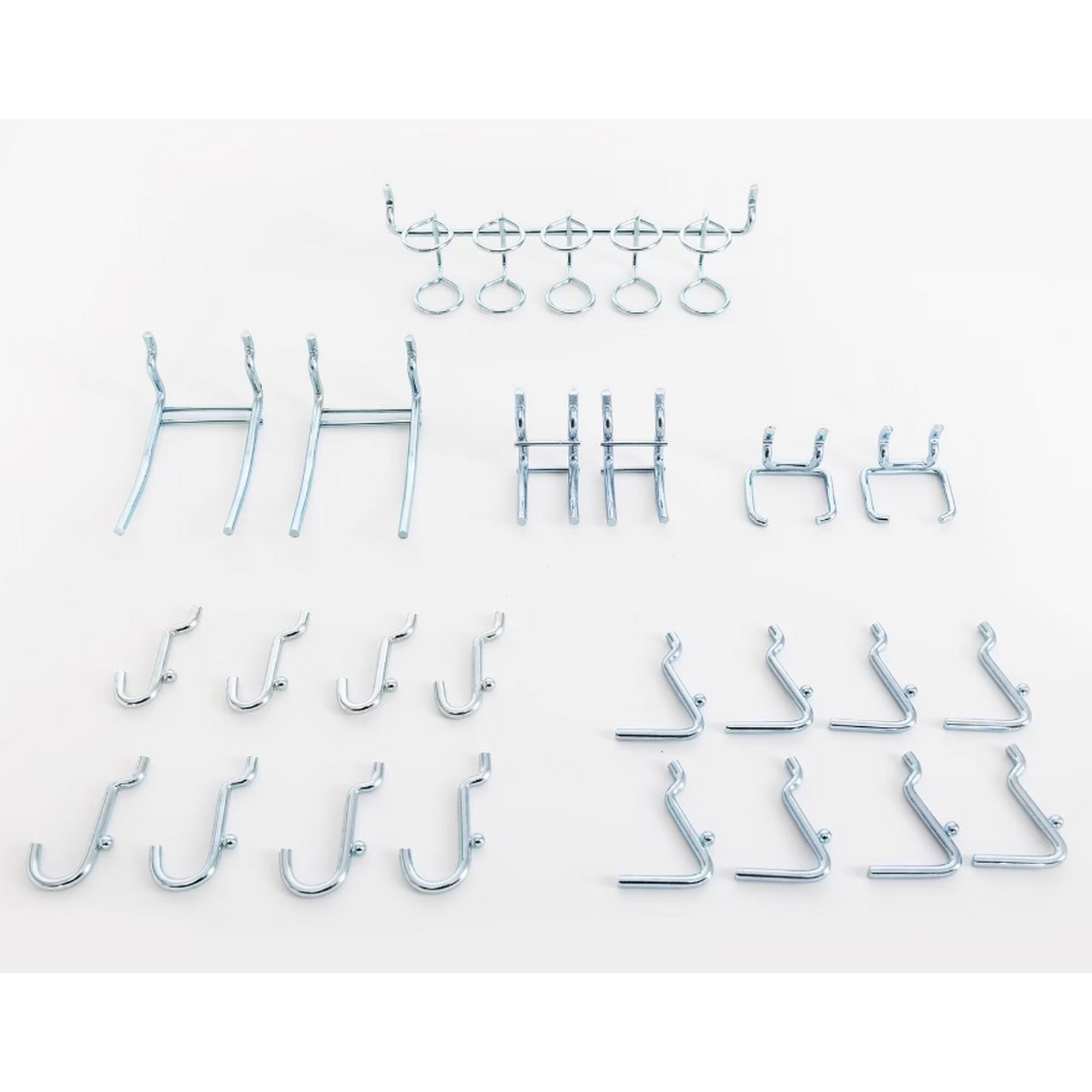 23-teiliges Haken-Set für Lochwandsysteme