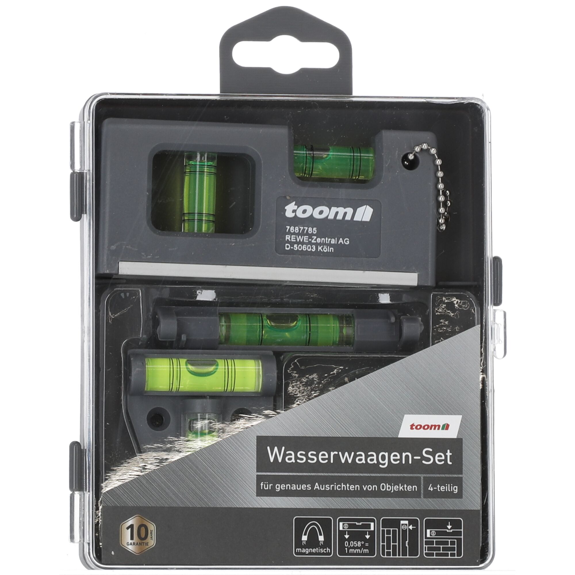 toom Wasserwaagen-Set, 4-teilig