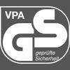 GS-Zeichen mit VPA-Zusatz: Geprüfte Sicherheit