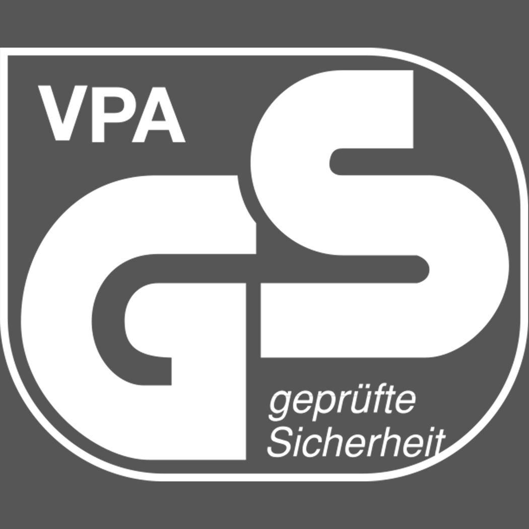 GS-Zeichen mit VPA-Zusatz: Geprüfte Sicherheit