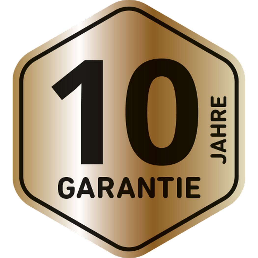 10 Jahre Garantie