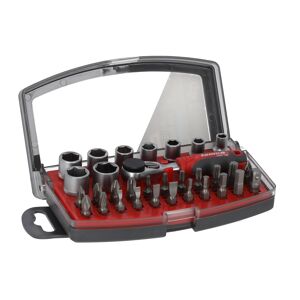 Bit-Satz mit Ratsche, 6,35 mm 1/4" 32-teilig