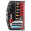 Diamant-Bit-Set, 6,35 mm (1/4"), 10-teilig