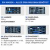 Werkzeugkasten mit Hämmern, Schraubendrehern, Gabelschlüsseln und Zangen.