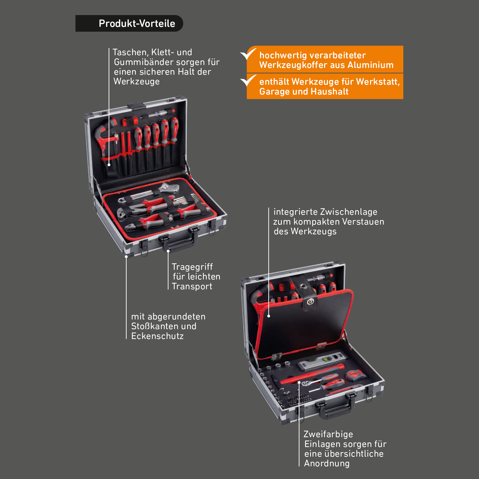 Werkzeugkoffer 73-teilig + product picture