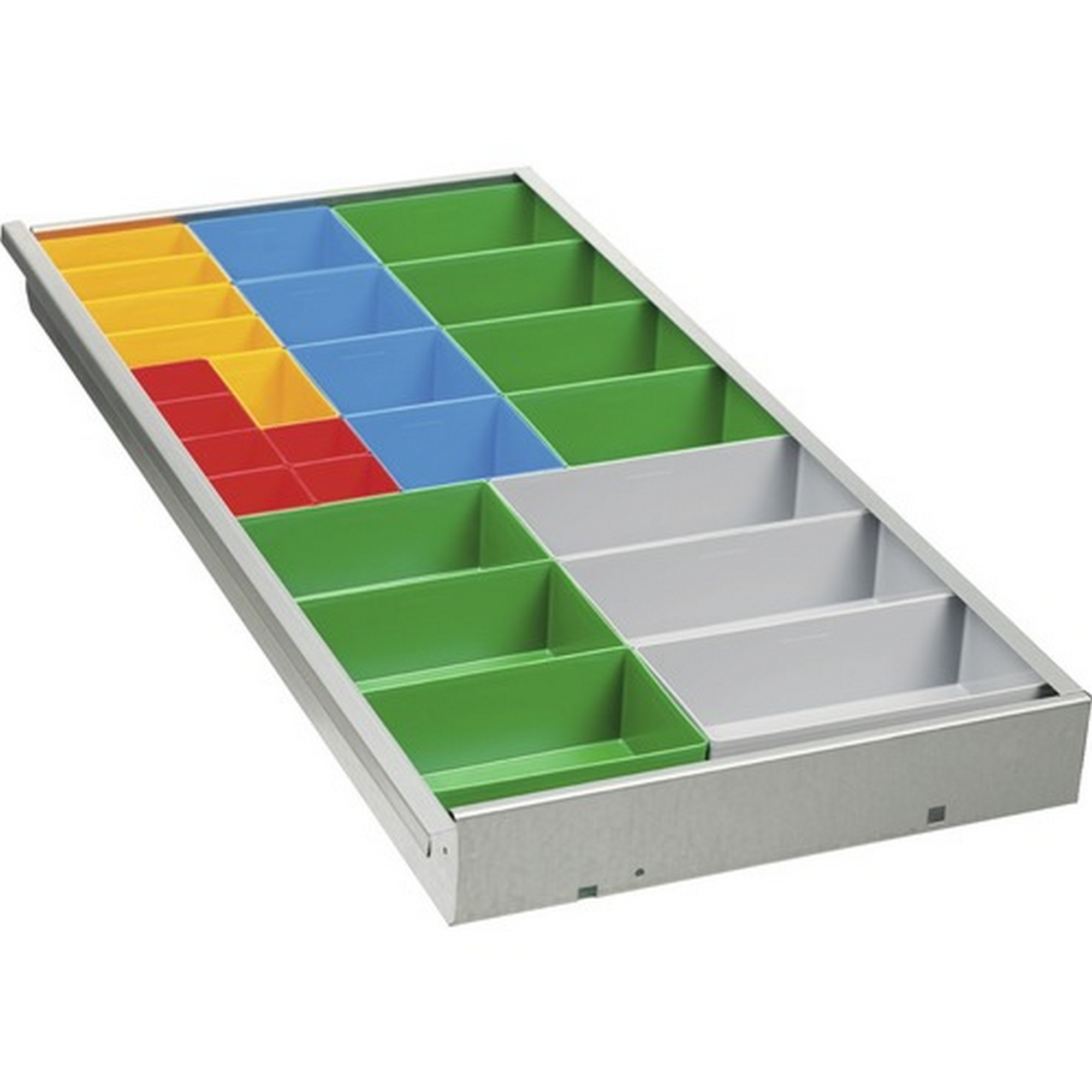 Universal-Schubladenunterteilungs-Set mit 25 Boxen, 78,5 x 37 x 7 cm + product picture