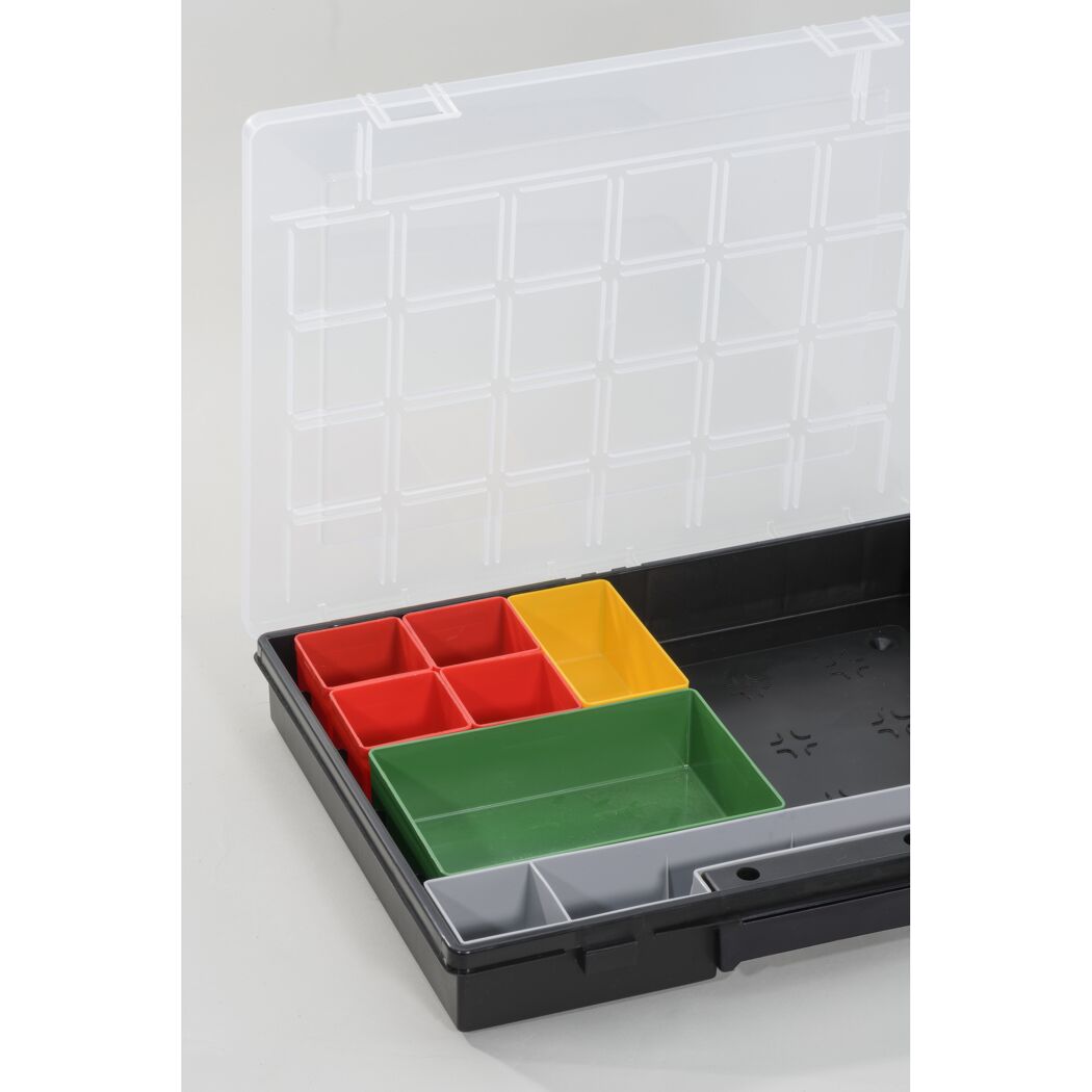 EuroPlus Sortimentskasten 'Flex 37-3' schwarz 37 x 29,5 x 5,5 cm