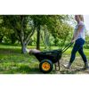 Schubkarre 'Cub Cart' schwarz Stahl / Kunststoff 127 x 71 x 74 198 Liter