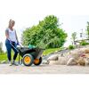 Schubkarre 'Cub Cart' schwarz Stahl / Kunststoff 127 x 71 x 74 198 Liter