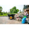 Schubkarre 'Cub Cart' schwarz Stahl / Kunststoff 127 x 71 x 74 198 Liter