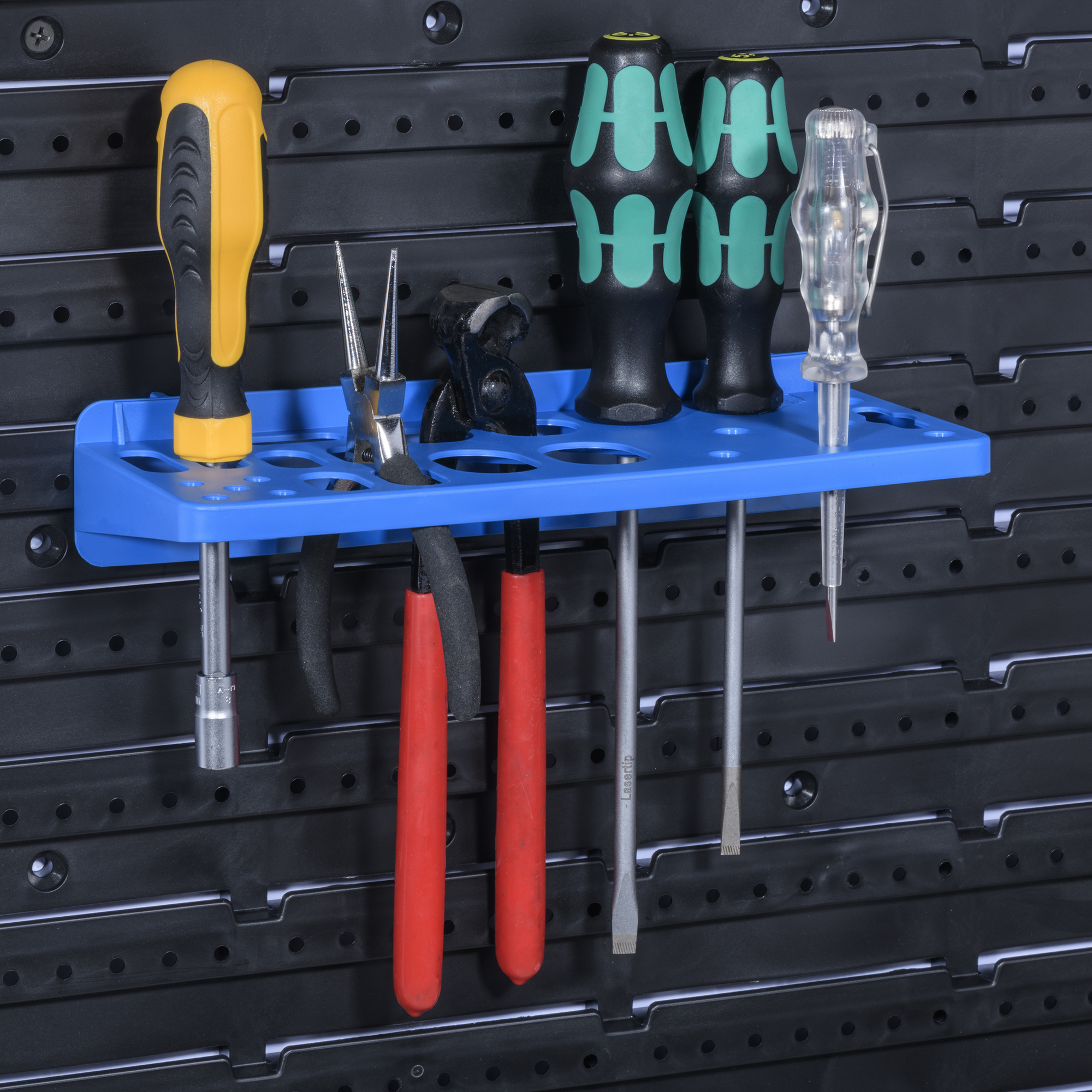 StorePlus Universalwerkzeughalter 'Flex P 24'  gelb 23 x 9,5 x 4,5 cm