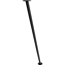 Möbelbein 'ST 5571' schwarz matt Ø 15 x 710 mm