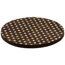 Runder brauner Anti-Rutsch-Pad