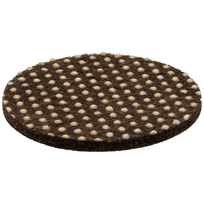 Runder brauner Anti-Rutsch-Pad