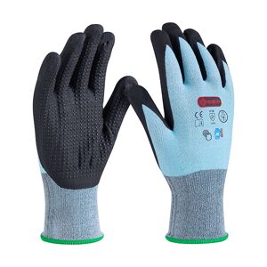 Arbeitshandschuh 'Economic Comfort Cool&Touch' blau/weiß/schwarz Größe 8/M