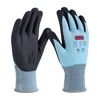 Ein Paar blaue Arbeitshandschuhe