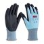 Ein Paar blaue Arbeitshandschuhe