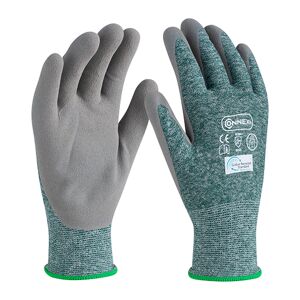 Arbeitshandschuh 'Recycled Outdoor' grün/weiß/grau Größe 8/M