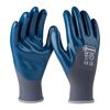 Ein Paar blaue Arbeitshandschuhe