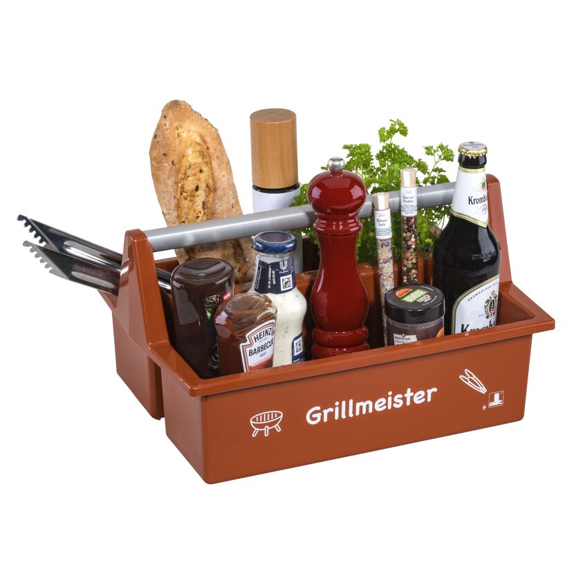 Grillzubehör in Tragebox
