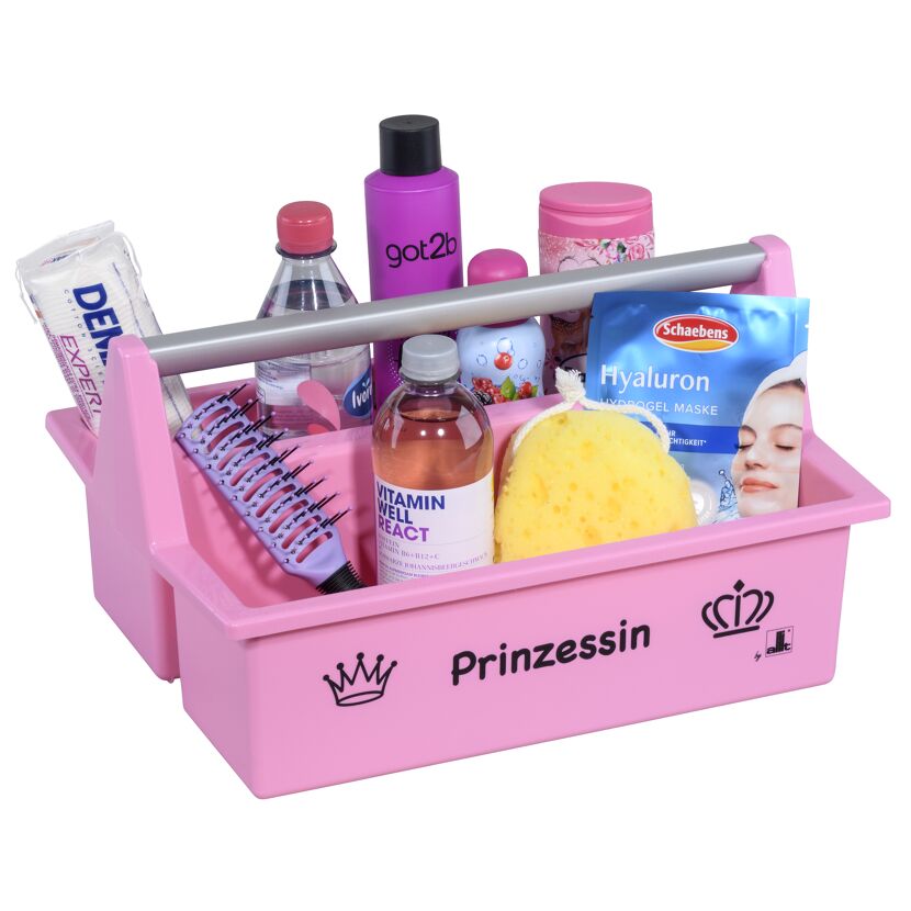 Tragekasten 'McPlus Carry' rosa mit Aufdruck 39,5 x 21 x 21,5 cm