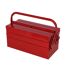 Werkzeugkasten Metall rot 42 x 20 x 20 cm