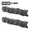 Zwei schwarze RYOBI LINK Wandträger