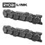 Zwei schwarze RYOBI LINK Wandträger