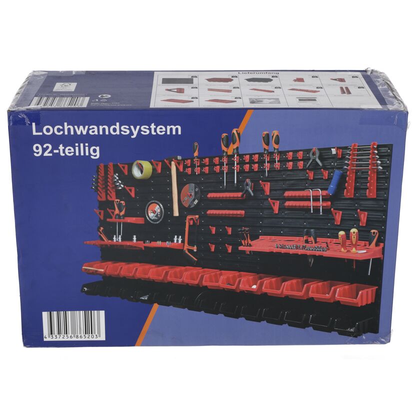 Lochwandsystem 92-teilig