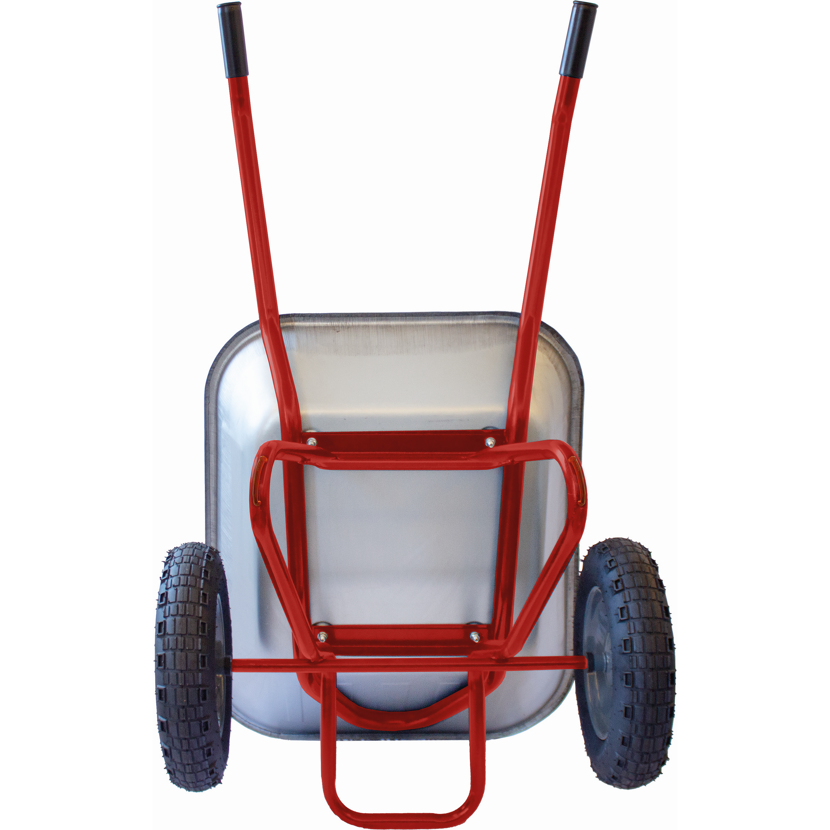 Zweirad-Schubkarre 100 l mit Stahlmulde