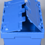 Verkleinertes Bild von Klappdeckelbox 'ProfiPlus CrocoLid' 49 x 33 x 30 cm blau
