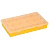 EuroPlus Sortimentskasten 'Basic 29/15' 15 Fächer gelb 29 x 18,5 x 4,6 cm