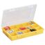 EuroPlus Sortimentskasten 'Basic 29/15' 15 Fächer gelb 29 x 18,5 x 4,6 cm