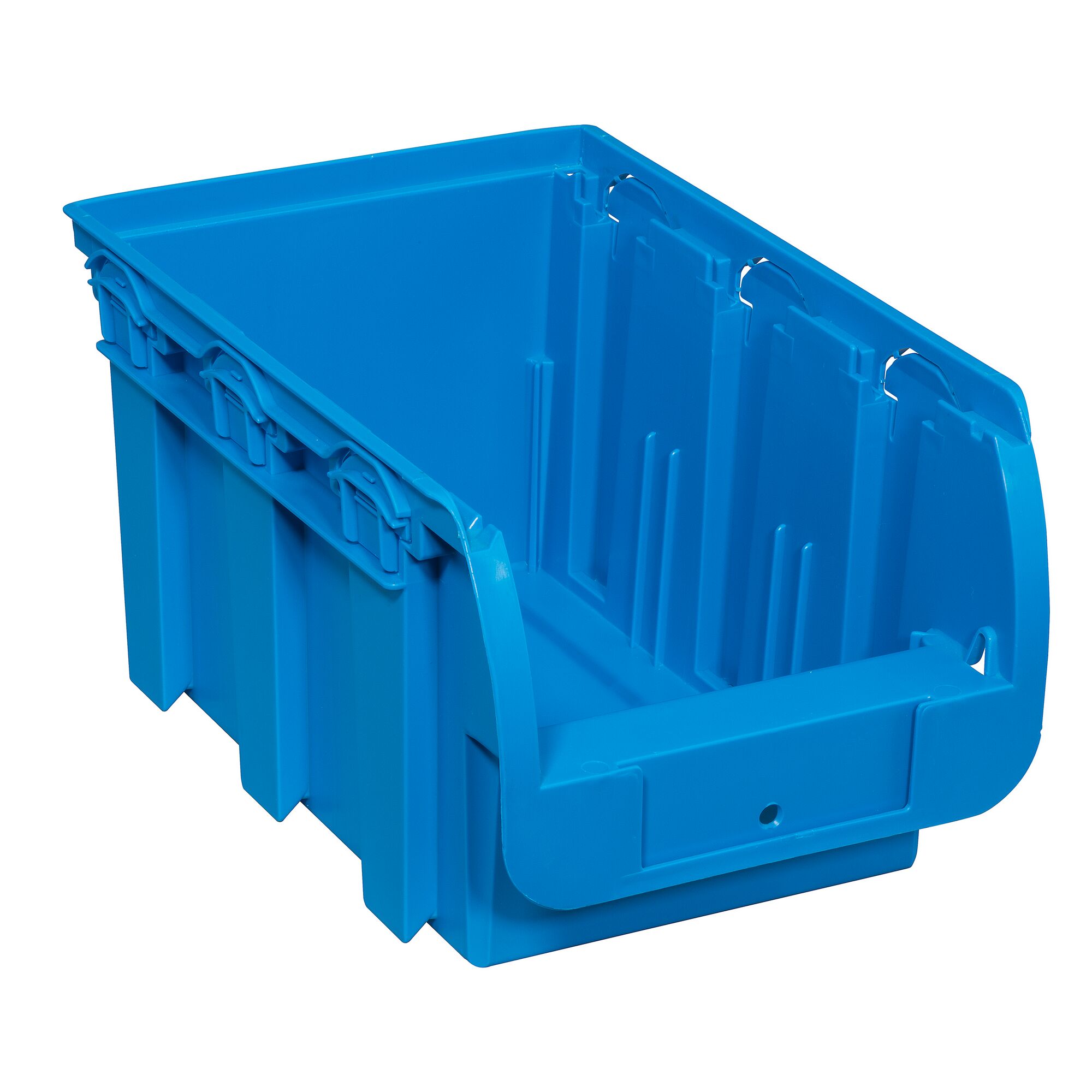 Blaue Stapelsichtbox Compact 3