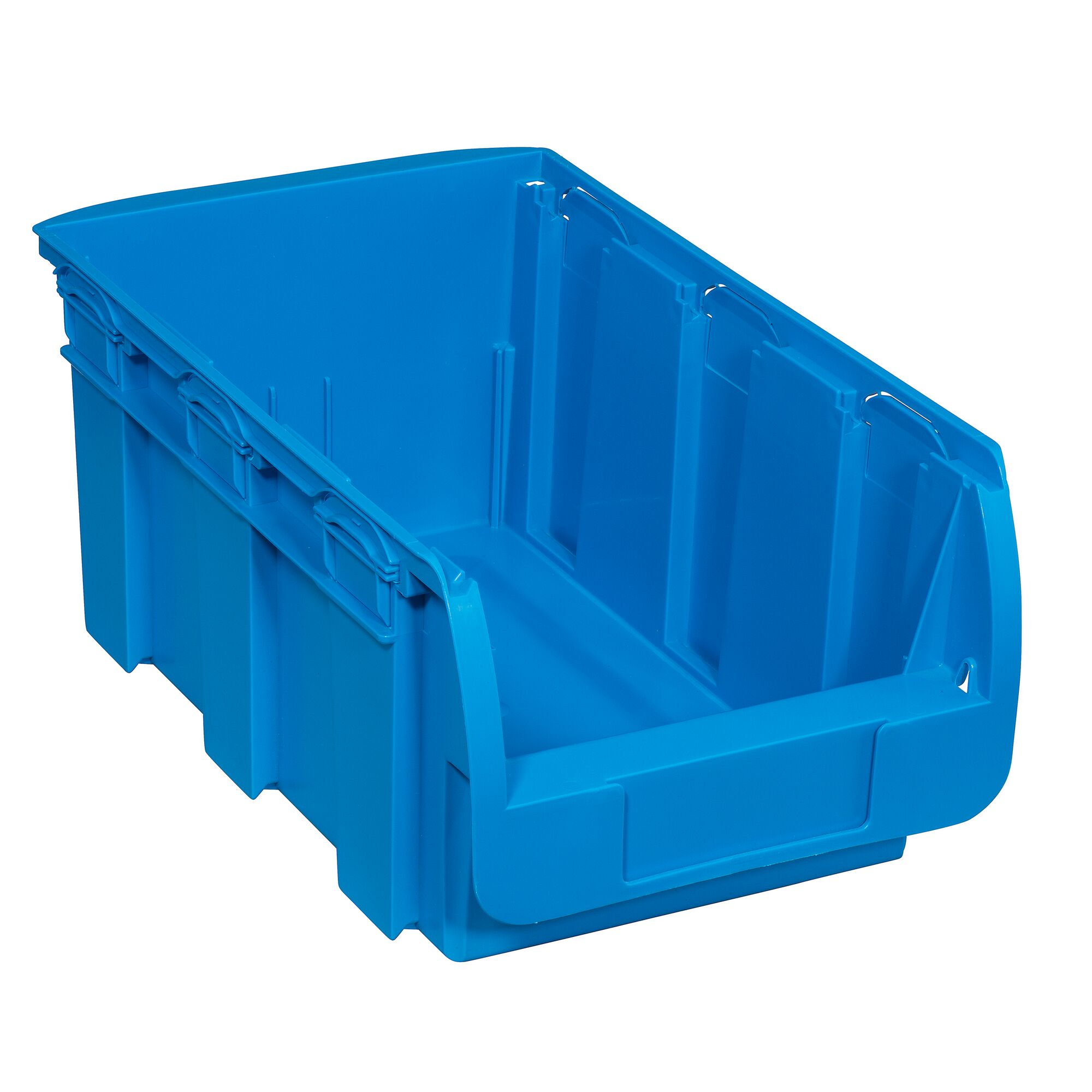 Blaue Stapelsichtbox "Compact 4"