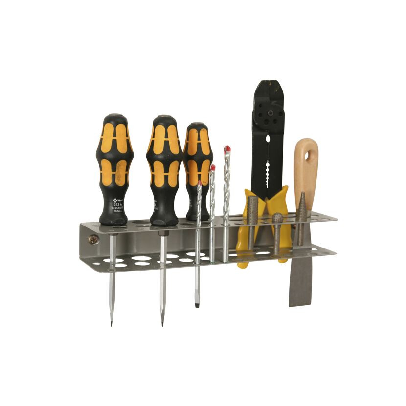 StorePlus universal Werkzeughalter 'Flex M 31' silbergrau