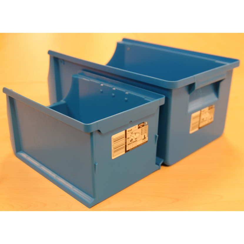ProfiPlus Stapelsichtbox 'Box 4' blau 35,5 x 20,5 x 15 cm