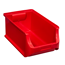 Verkleinertes Bild von ProfiPlus Stapelsichtbox 'Box 4' rot 35,5 x 20,5 x 15 cm